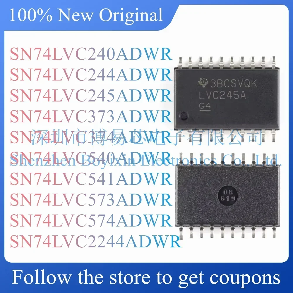 

SN74LVC240ADWR SN74LVC244ADWR SN74LVC245ADWR SN74LVC373ADWR SN74LVC374ADWR SN74LVC540ADWR SN74LVC541ADWR SN74LVC573ADWR