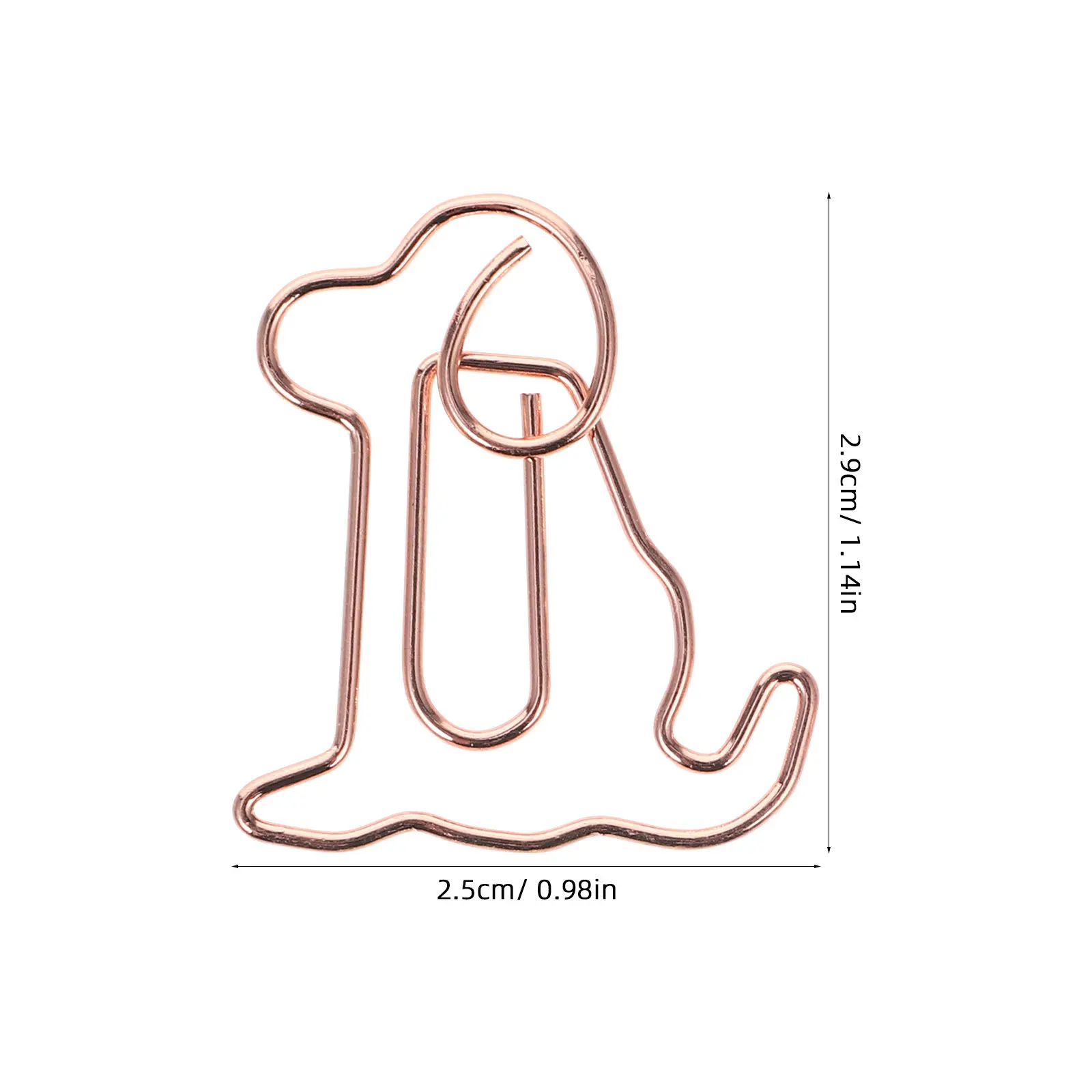 50pcs Multi-Color Bookmarks Adorable Paper Clips For Office School Document Fixing Cute Animal Shape File Clamps Practical Desk