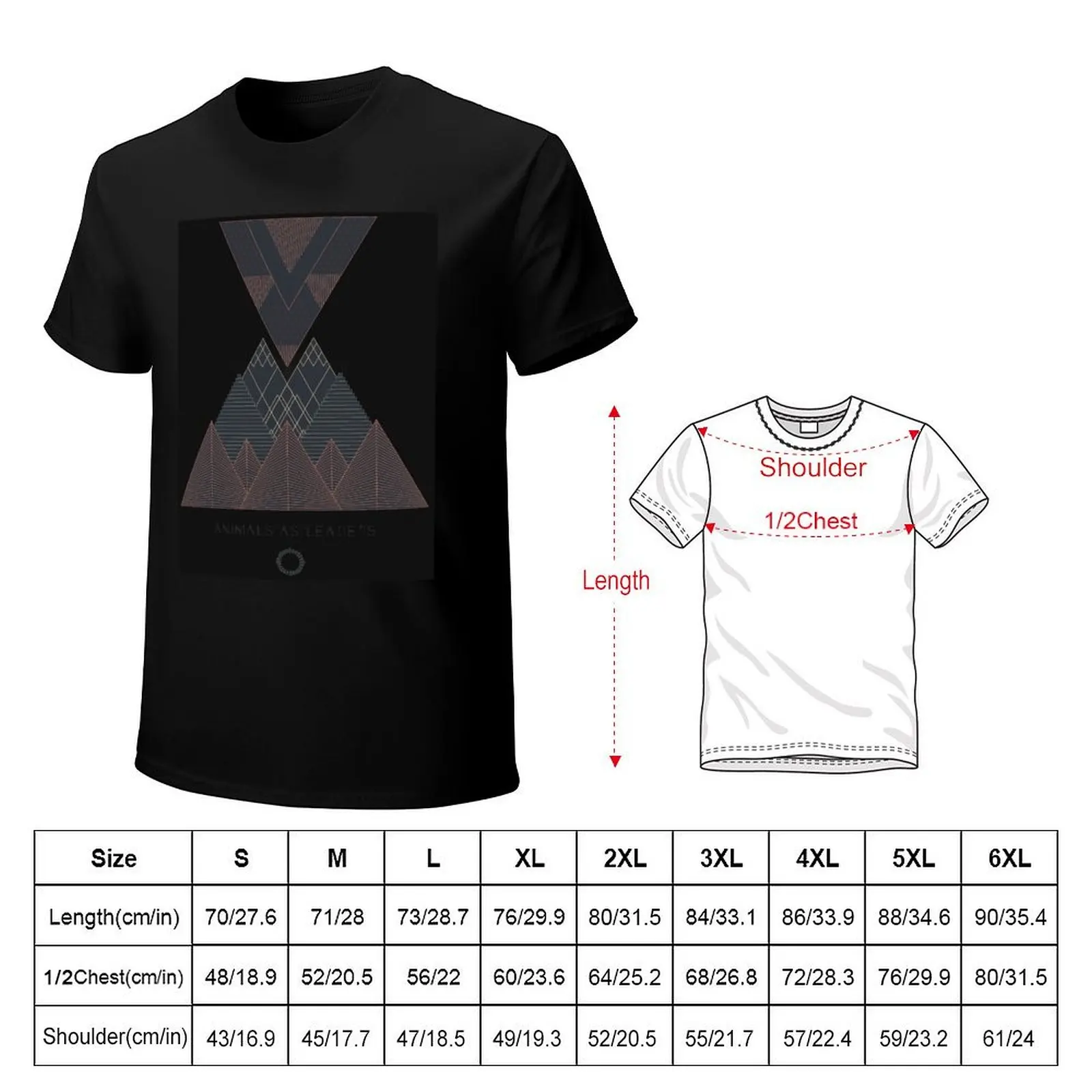 animals as leaders best seller T-Shirt Basic Short Sleeve T-Shirt for Men