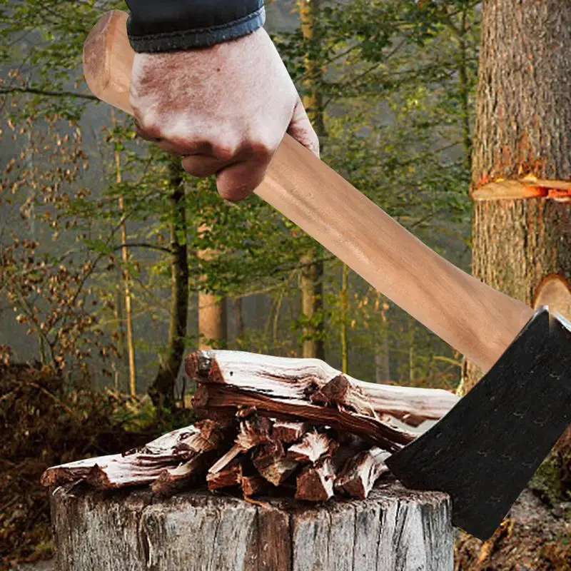 Axe Handle Replacement Axe Hammer Replaceable Handle Durable Axe Handle Wood Handle For Lath Hatchet Home Farm Garden Axe