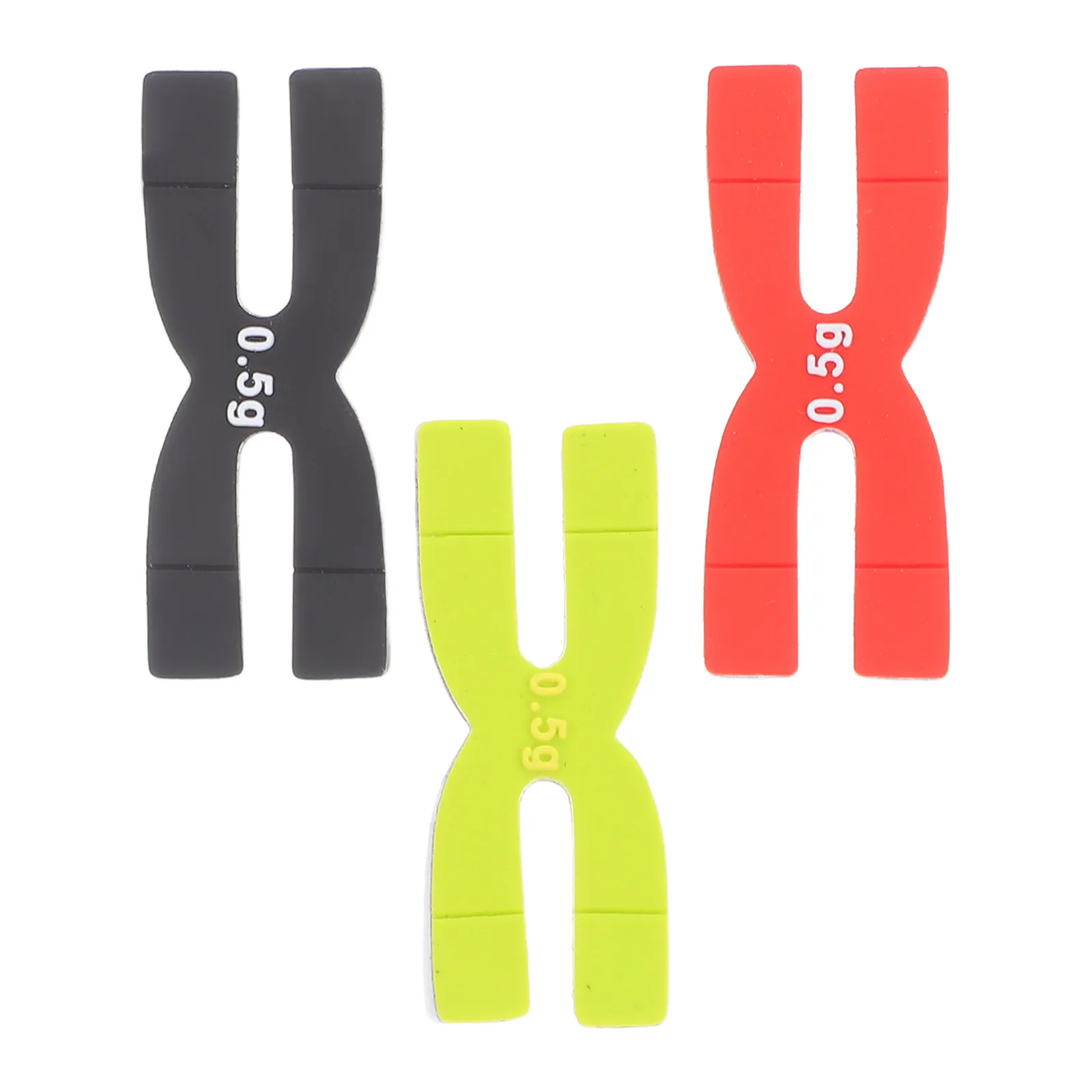3Pcs Silicone Badminton Racket Weight Strips Balance Pads Enhance Control Stability Suitable for All Skill Levels