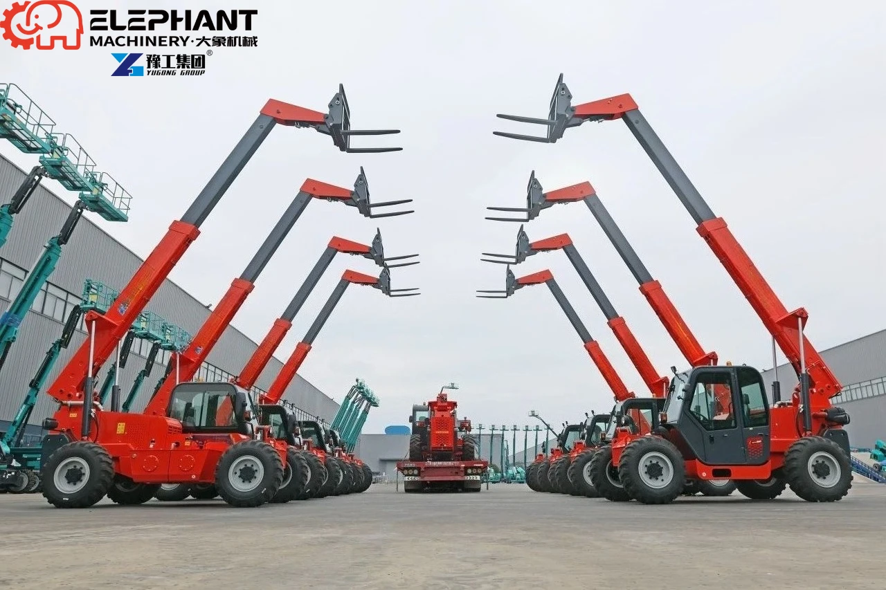 New Telescopic Diesel Forklifts Handler 1.2ton Mini Telescopic Handler for Construction