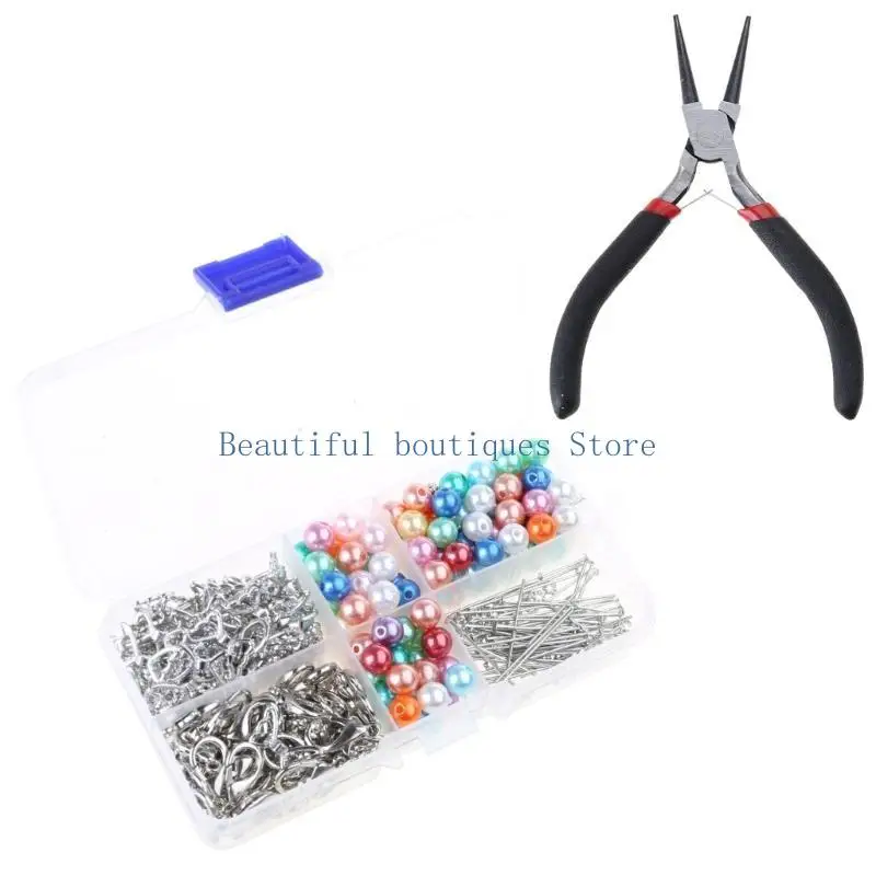 

U4LF Portable Angel Charm Beads Ornament DIY Craft Set for Weddings and Celebrations