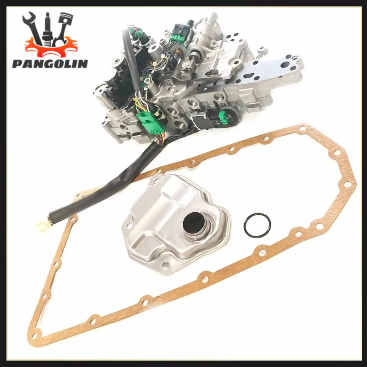 Transmission Valve Body With Solenoids Filter Kit For 2007-2018 Mitsubishi Lancer JF011E Transmission Drivetrain Automatic Part