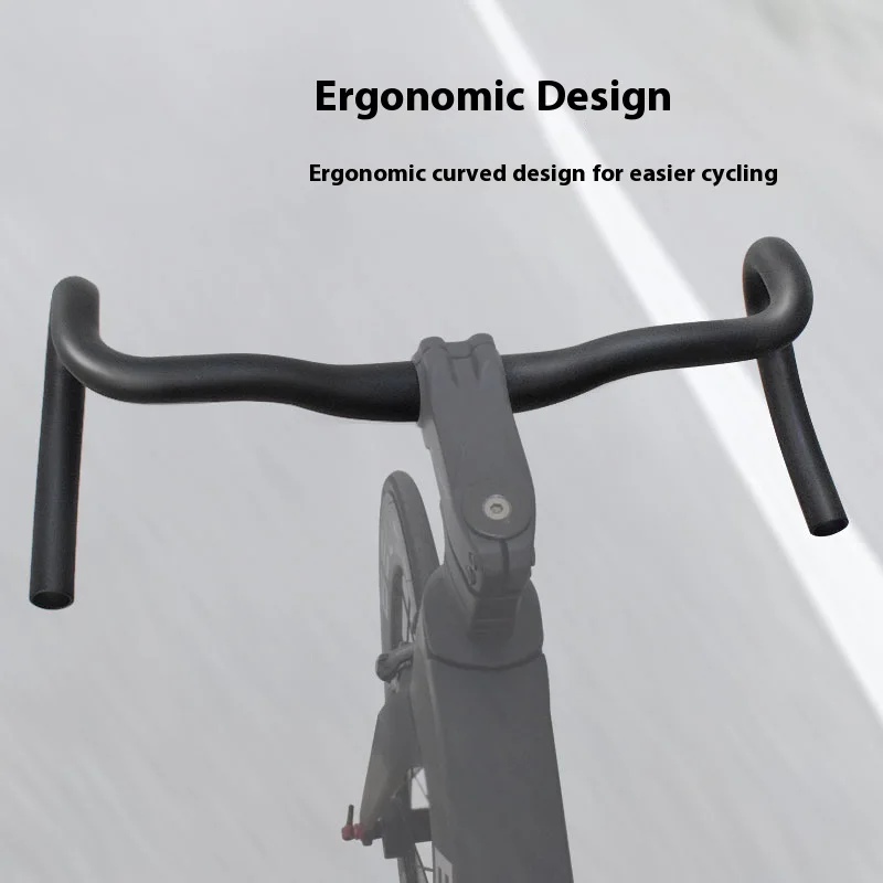 

High-Strength Aluminium Alloy 420/450/480mm Bike Bend Handlebar Ergonomic Lightweight Integrated Handlebars 31.8mm Bicycle Bars