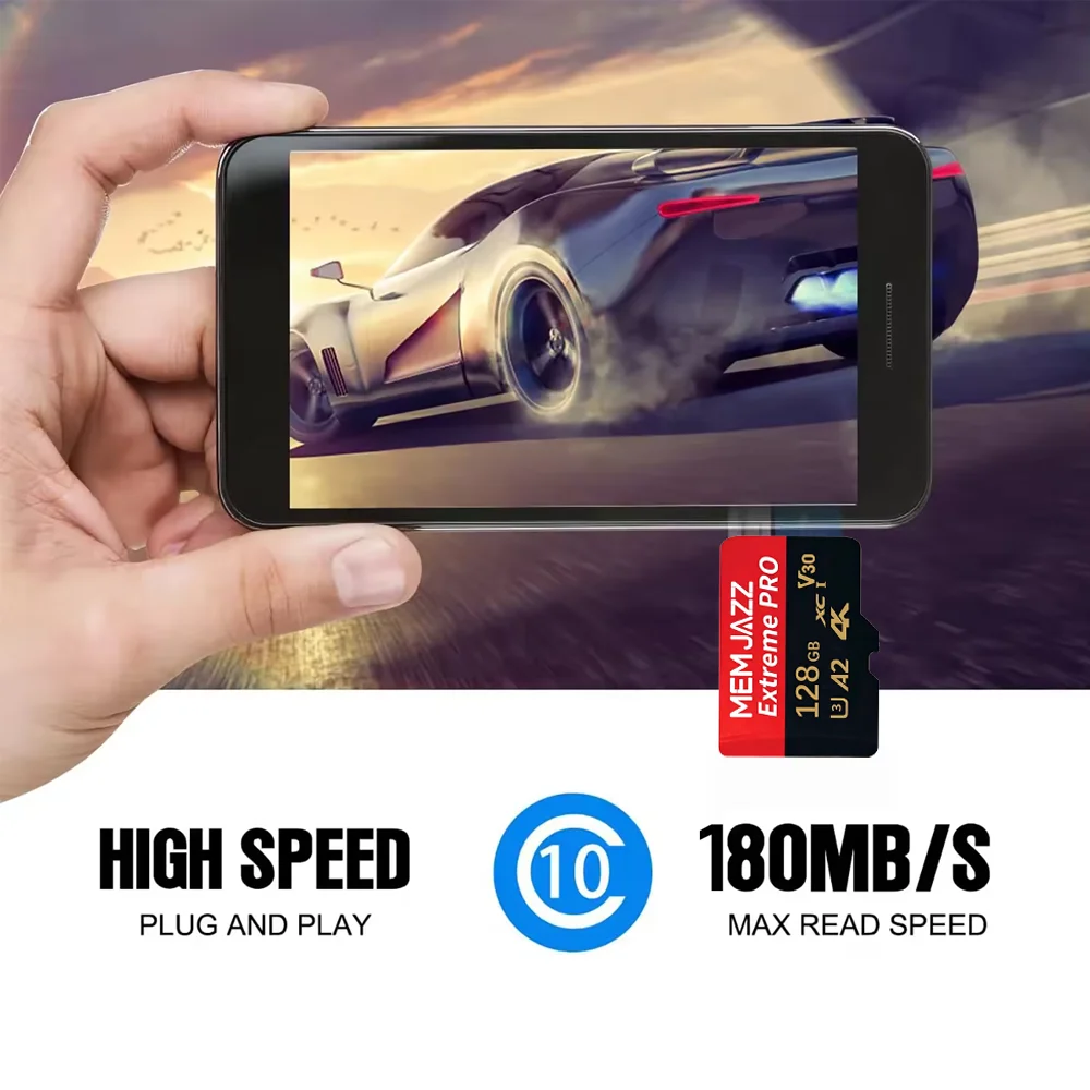 64GB 256GB 512GB Micro TF SD SD Card Memory Card U3 V30 A2 Top Quality For Drone Quadcopter UAV 4K UHD Recording