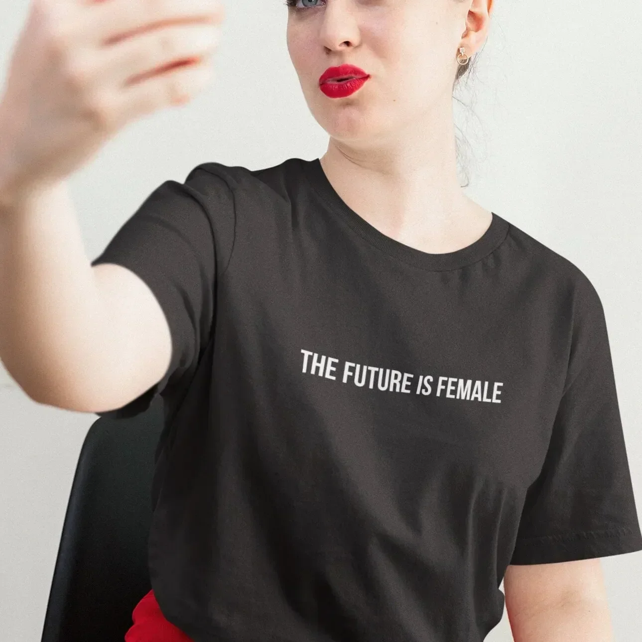 The Future is Female T Shirt Print Girl Power Slogan Same Day Free Dispatch Eco Friendly Packaging