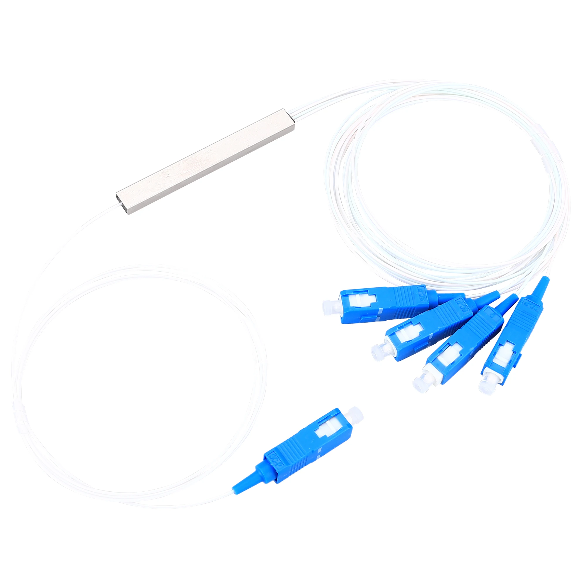 SC/UPC 1x4 Single Mode PLC Micro Fiber Optic Splitter