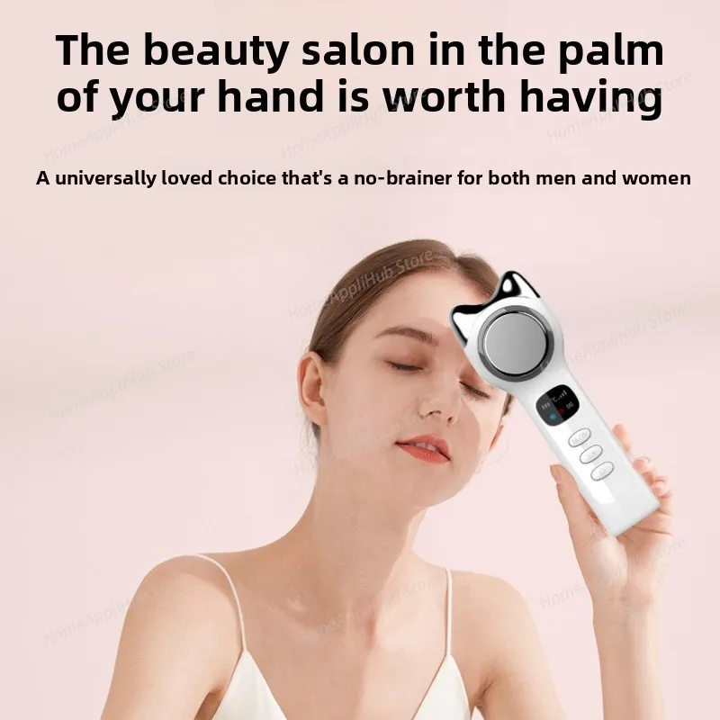 

Маленький массажер для лица с молотком для горячей и холодной воды: устройство для терапии красным и синим светом с функциями нагрева льда