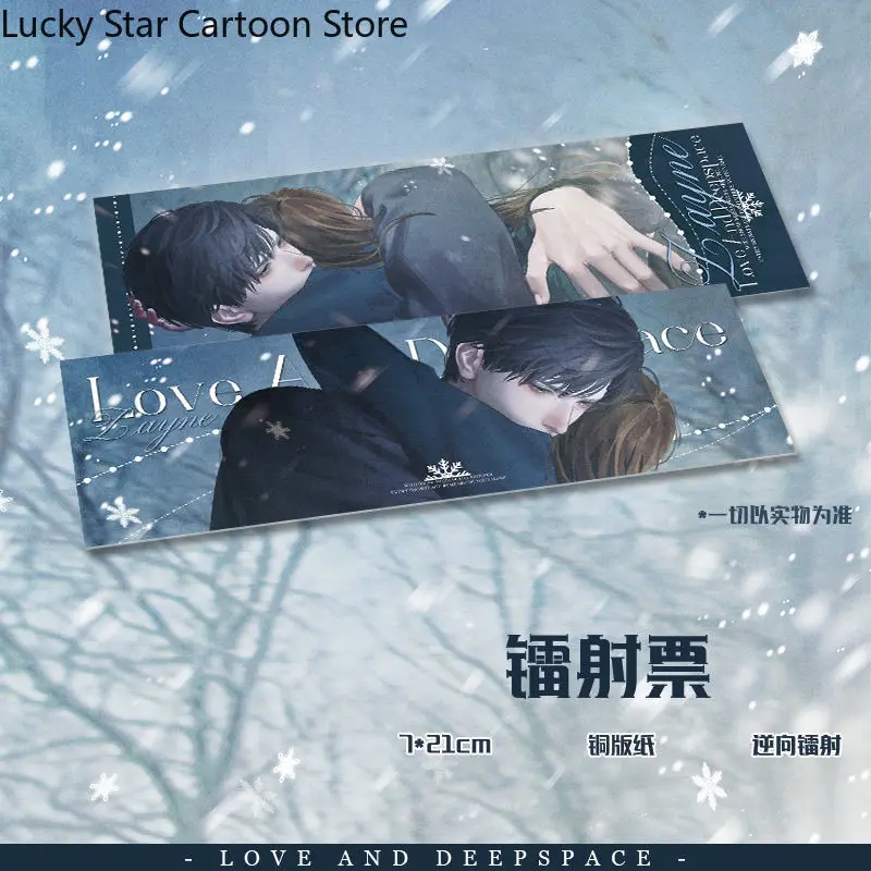 게임 애니메이션 러브 앤 딥스페이스 제인 스노우 러브 테마 코스프레 배지 엽서 폴라로이드 컬러 종이 포스터 컬렉션 피규어 선물
