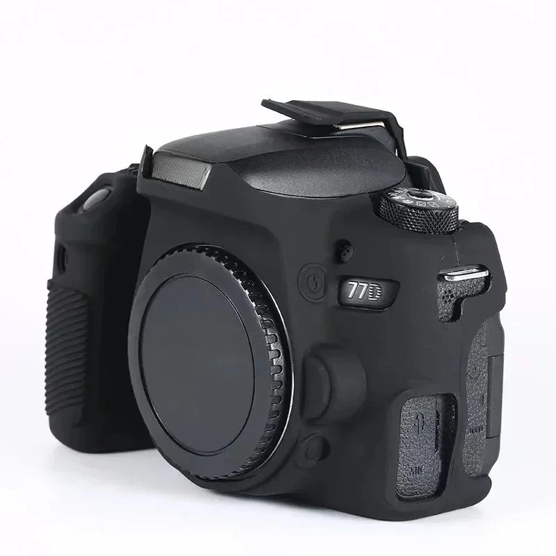 

Rubber Case Cover Camera Soft Silicone Protector Skin Bag For Canon 7D2 7D Mark II 7dii 77D 70D 80D 90D R10 R7 R6 RP 5D2 5D3 5D4
