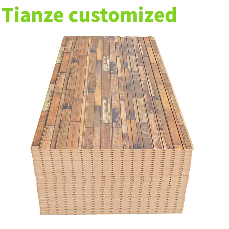 (customized)Factory direct 1220*2440mm mdf board slatwall panel