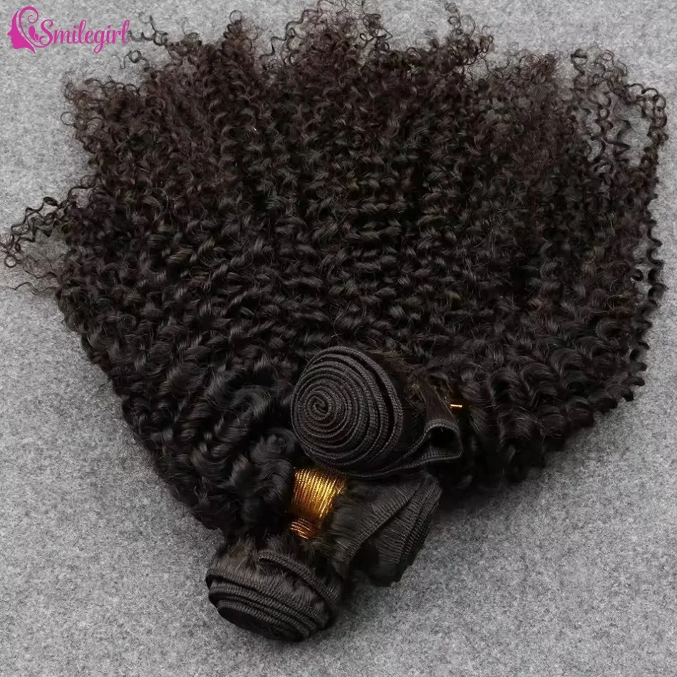 12A Jerry Curly Bundles, ciocche di capelli ricci vietnamiti con onde profonde, non trattate, per applicazioni a trama, capelli umani naturali, colore nero naturale, lunghezza 30 e 40 pollici.