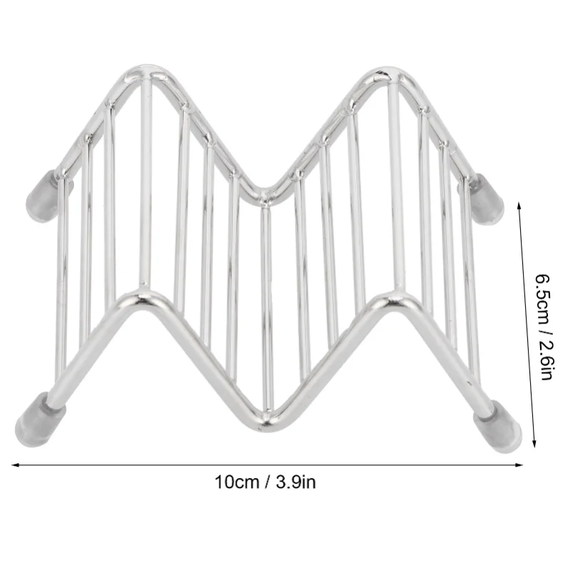 Taco Holder Innovative 304 Stainless Steel Pancake Stand Tray For Kitchen  Grid