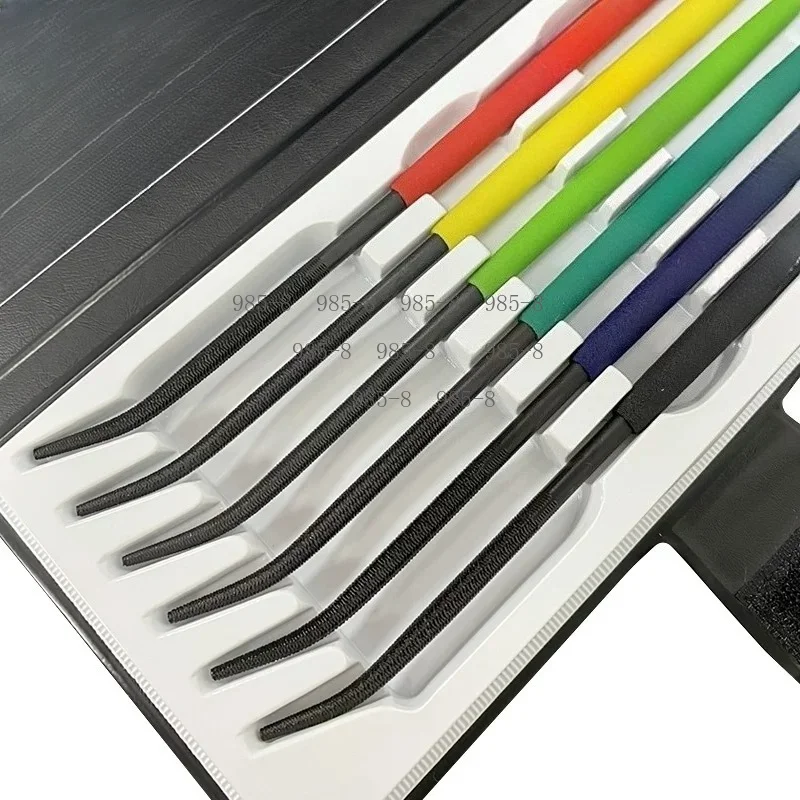 6PCS/Set Hardness Tester Checker File, Handheld Hardness Test File HRC40-65