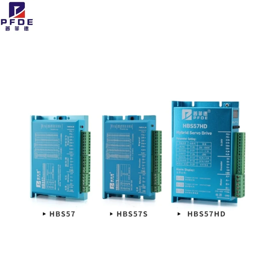 

HBS57 HBS57S Closed Loop Motor Driver Servo Motor Driver Hybrid CNC Controller Digital display Nema 23 Step motorDriver