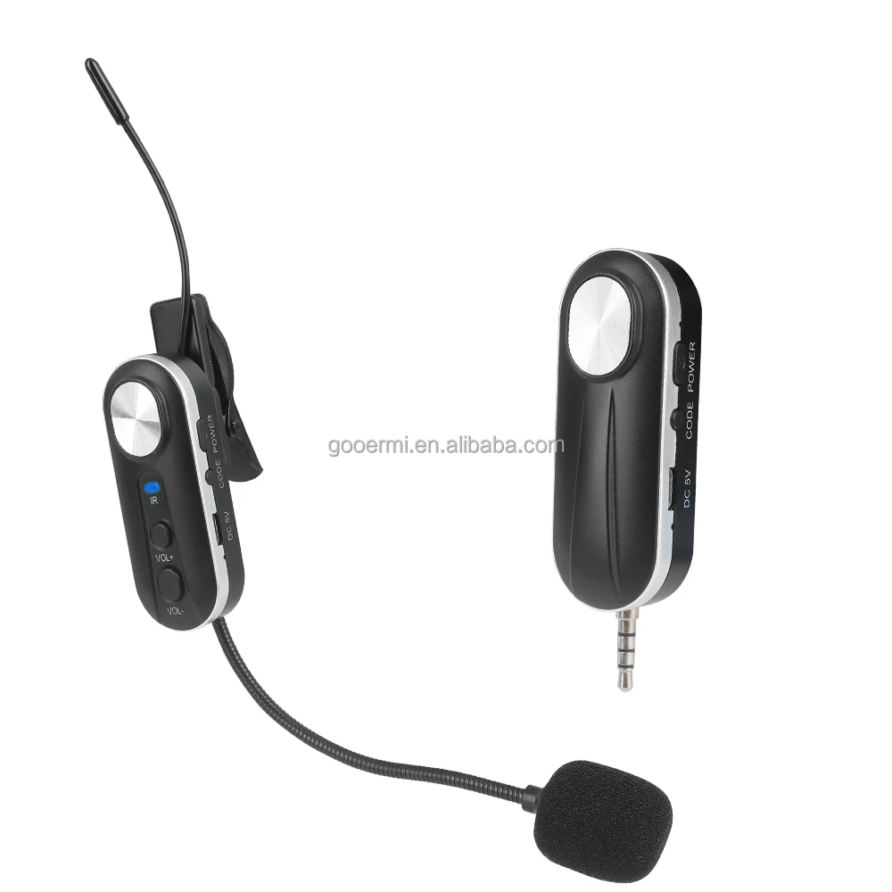 WH8 AS Wireless Saxophone Microphone Clip on Condenser Mic Transmitter Receiver for Trumpet Clarinet Cello Horn