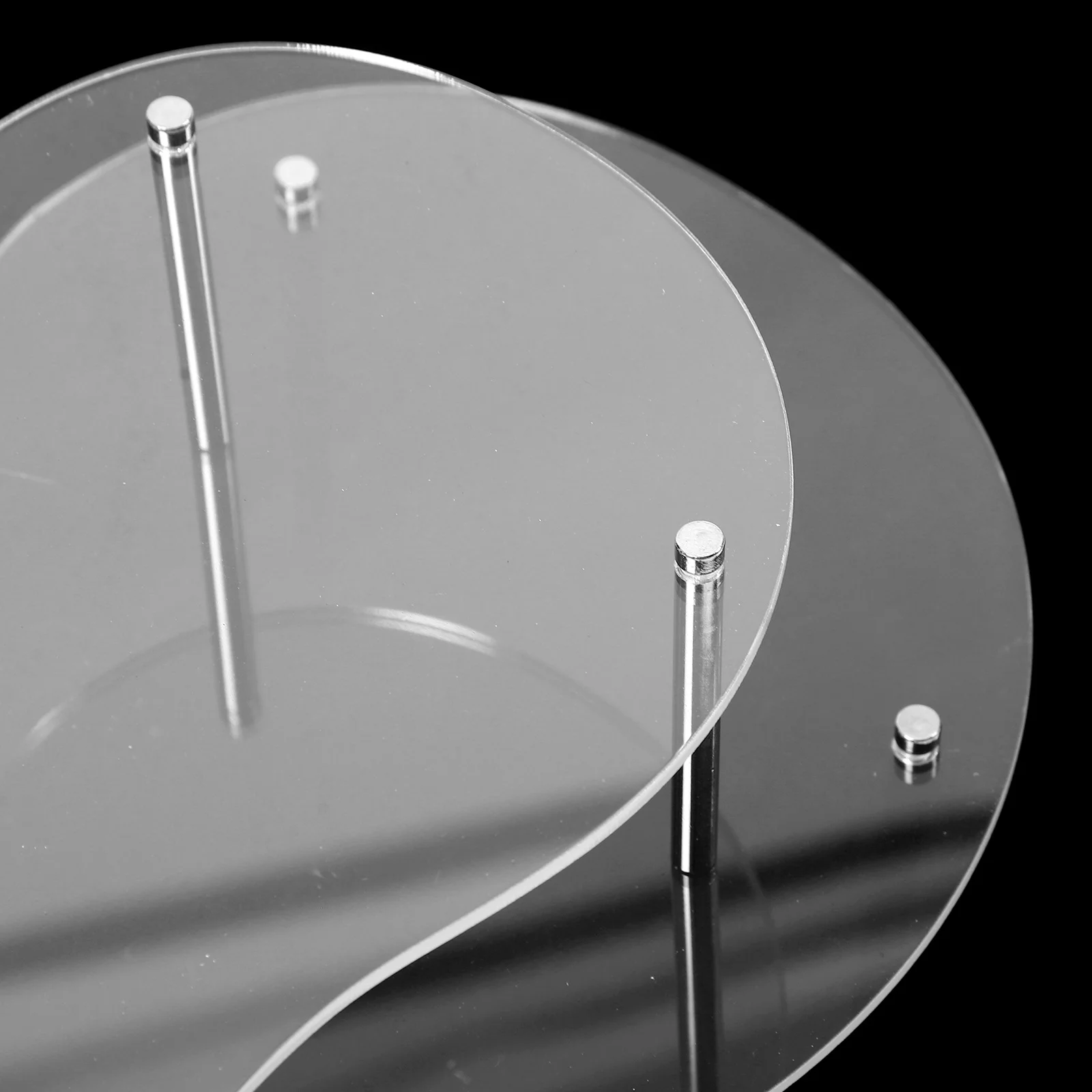 

1Set Acrylic Cake Stand Set Transparent Dessert Display for Bakery Home Decor Cupcakes Cakes Treats Elegant Serving Tray