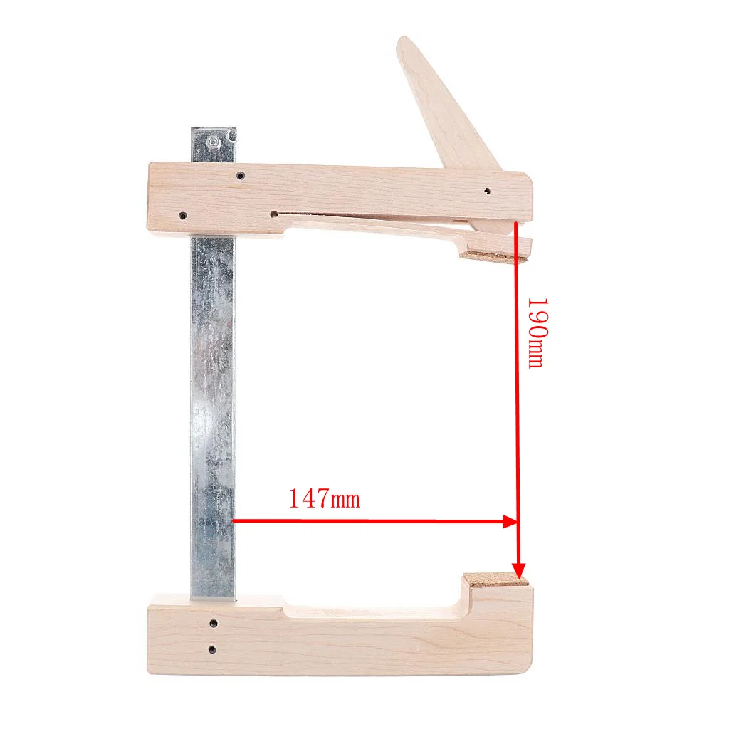 Hand-made Maple Violin Edge Clamp F Shaped Cello Making Tool for Guitar Cello Bridge Repair Tool Stringed Instrument Accessories