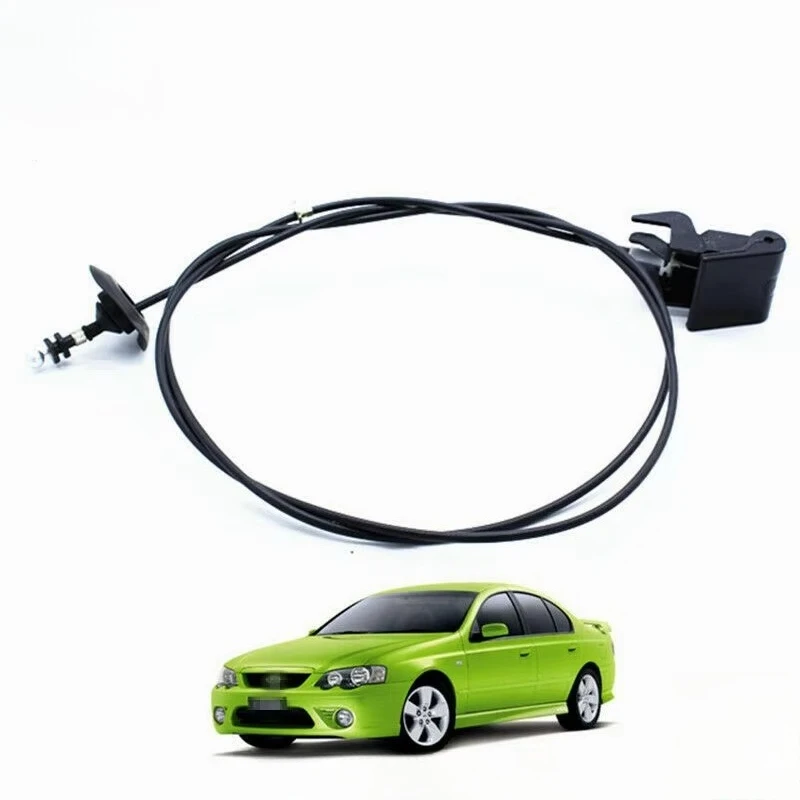 Bonnet Release Cable New Updated For Ford Falcon BA BF Territory SX SY Black Hood Release Cable