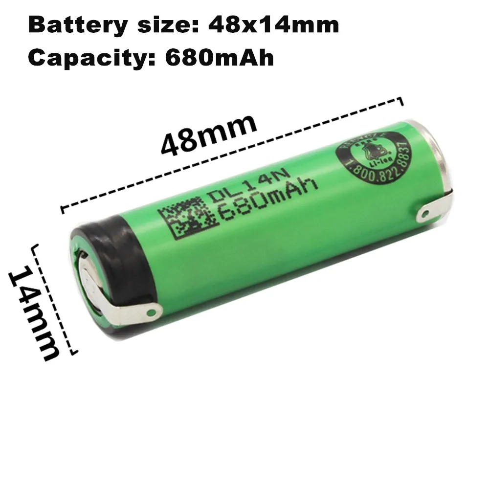 3.7V 680mAh Li-ion Battery For Philips QG3364 QG3371 QG3374 QG3380 QG3386 QG3393 QG3396 HQ9080 HQ9070 RQ1280 RQ1290 Shaver Razor