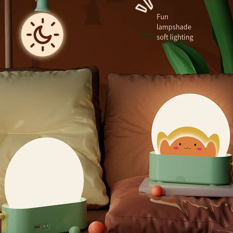 โคมไฟกลางคืน, ตกแต่งน่ารักน่ารักสําหรับห้องนอนข้างเตียง, ขนมปังปิ้ง LED แบบชาร์จไฟได้พร้อมตัวจับเวลาและความสว่างที่ปรับได้ทนทาน