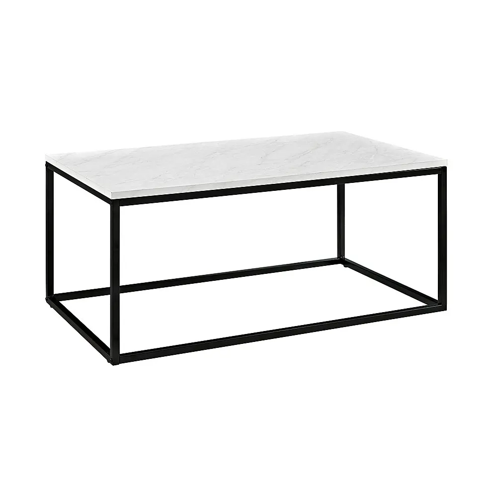 

Faux Marble Rectangular Coffee Table