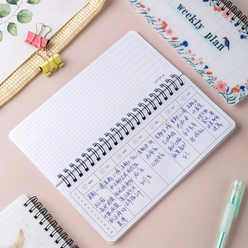 Weekly Planner With Tearable Page Twin-coil Binding Undated Weekly Planner Notebook Appointment For Women Men