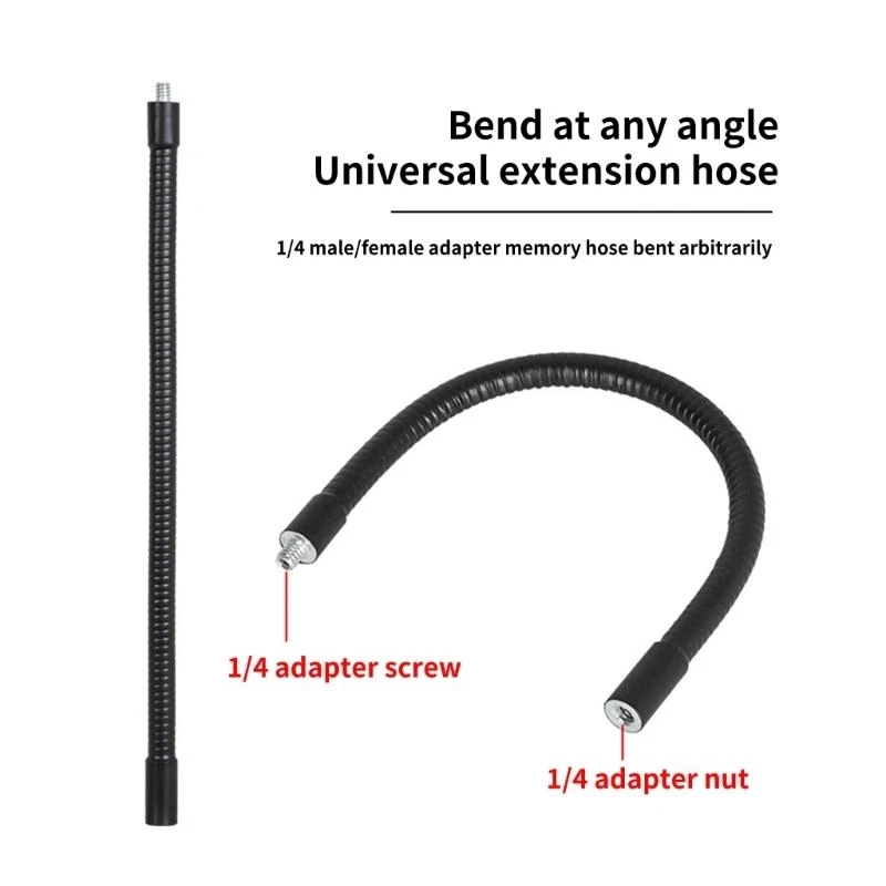 28cm/40cm Versatile Live Broadcasting Extension Tube Standard 1/4in Screw Port