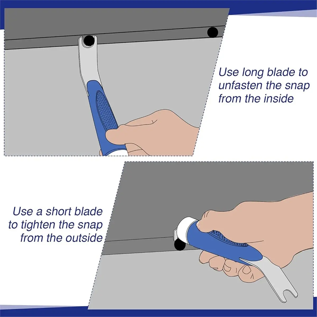 Snap Tool for Boat Canvas Snaps Boat Cover Snap Release Tool Save Canvas From Ripping