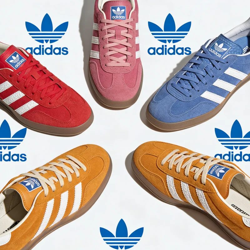 Adidas Originals Womens Sport Gazelle Casual Sneakers HQ8716/HQ8717/IF1808/IF1809 Suede Leather Retro Low Top Shoes