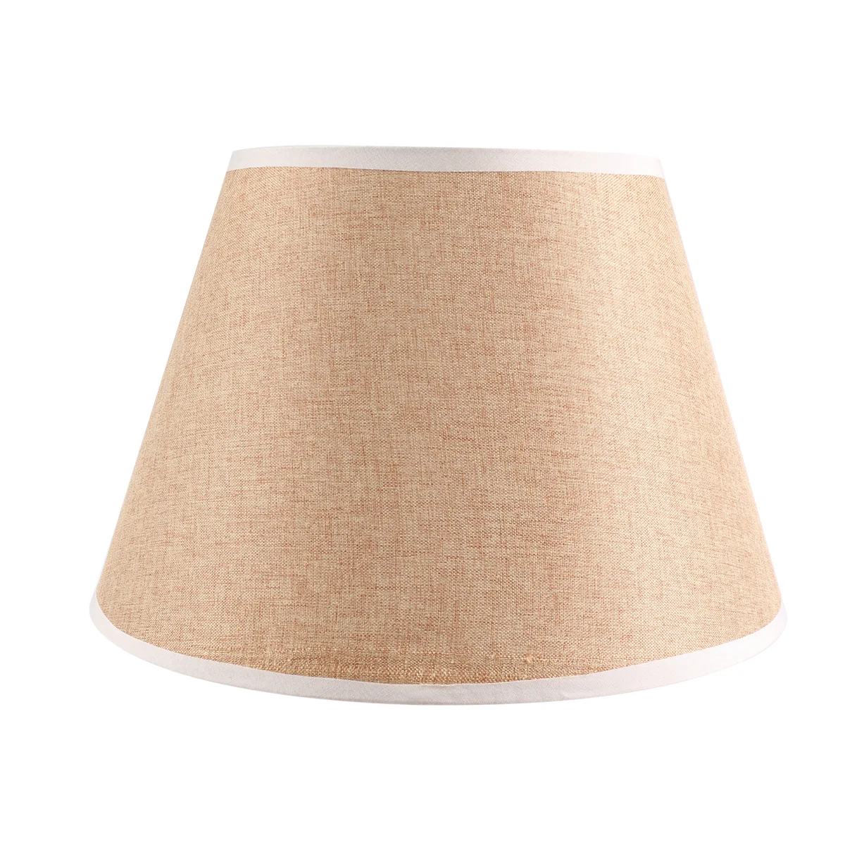 Table Lamp Lampshade Accessories E27 Linen Bedside Lamp Wall Lamp Floor Lamp Shade Cloth Lower Diameter 30cm Yellow