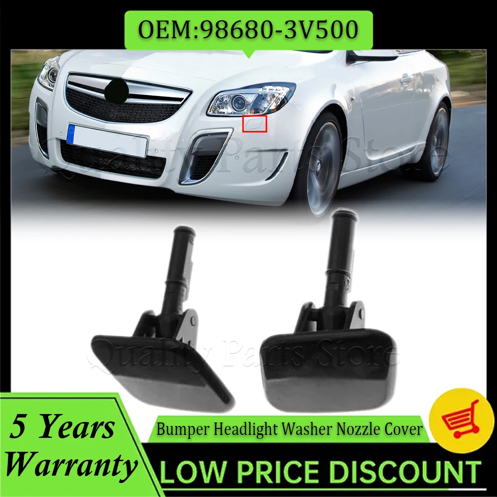 

New For Hyundai Azera Grandeur 2015-2017 Car Front Bumper Headlight Washer Nozzle Cover Cap Left Right 986803V500 986903V500