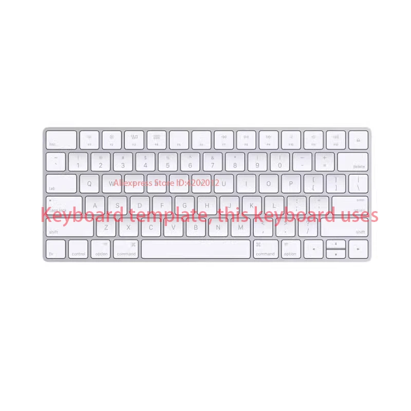 Replacement Keyboard Laptop KEY & Clips For Apple A1644 White Magic Keyboard 2 MLA22 Cap Keycap And Hinge Q W E R T Y U I O P A