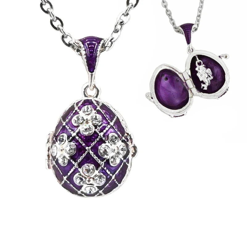 YAFFIL Multi Color Enamel Pendant Necklace With Embedded Diamonds, Adjustable, Ideal For Gift Giving On Special Occasions