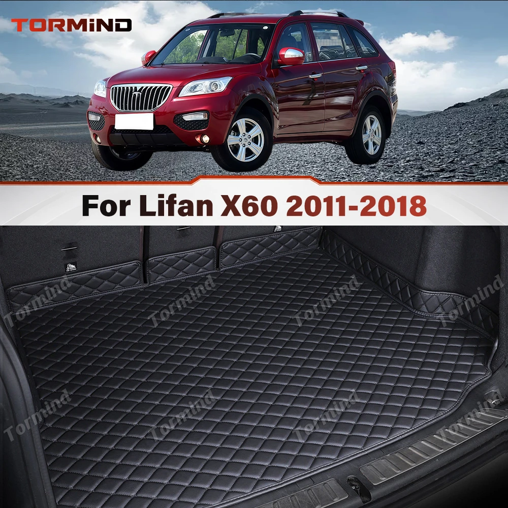 Tormind Cargo Mat For Lifan X60 2011-2018 17 16 15 3D Car Trunk Mat Carpet Waterproof All Weather Protection Accessories