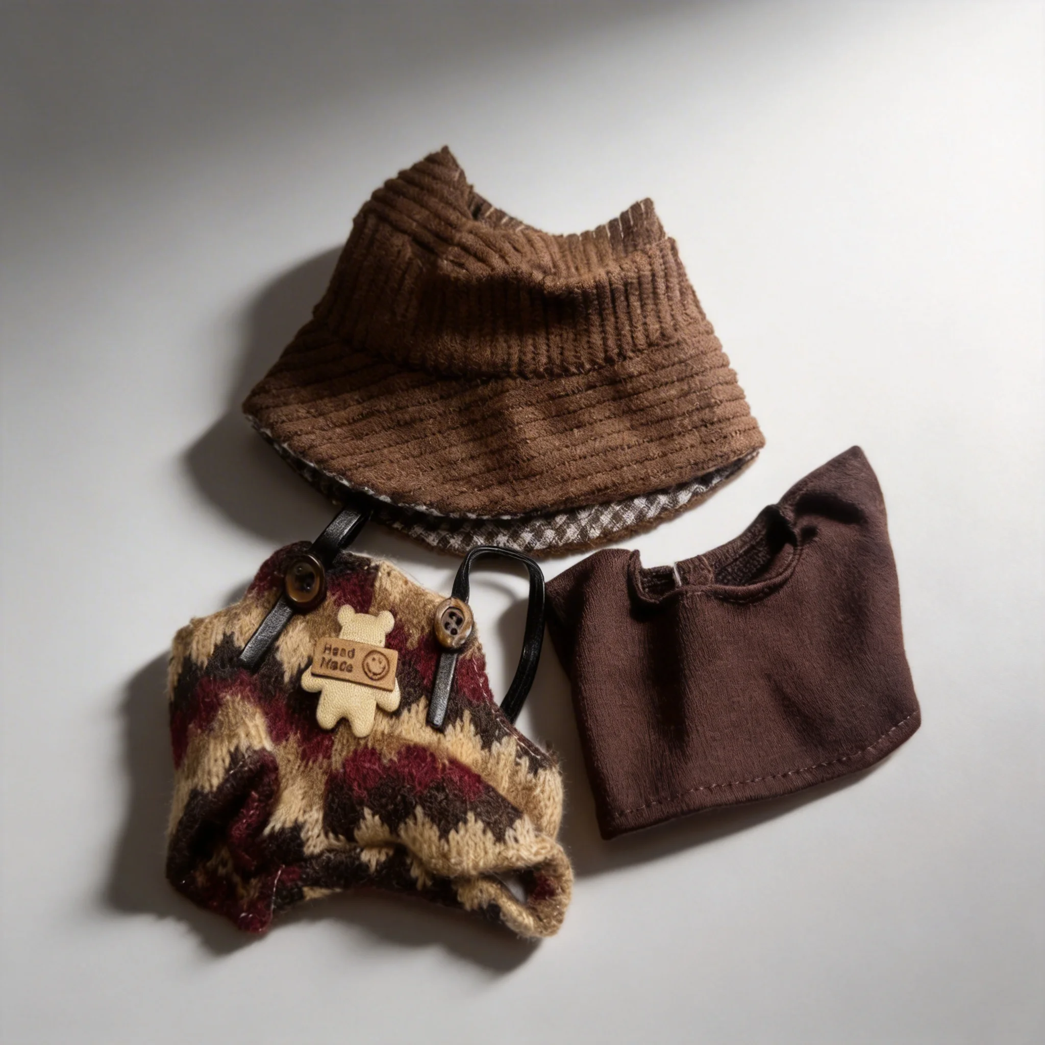 17cm Doll Clothes Set for Labubu Dolls, Includes Dresses, Hats, Pants, and Accessories, Fashionable and Cute