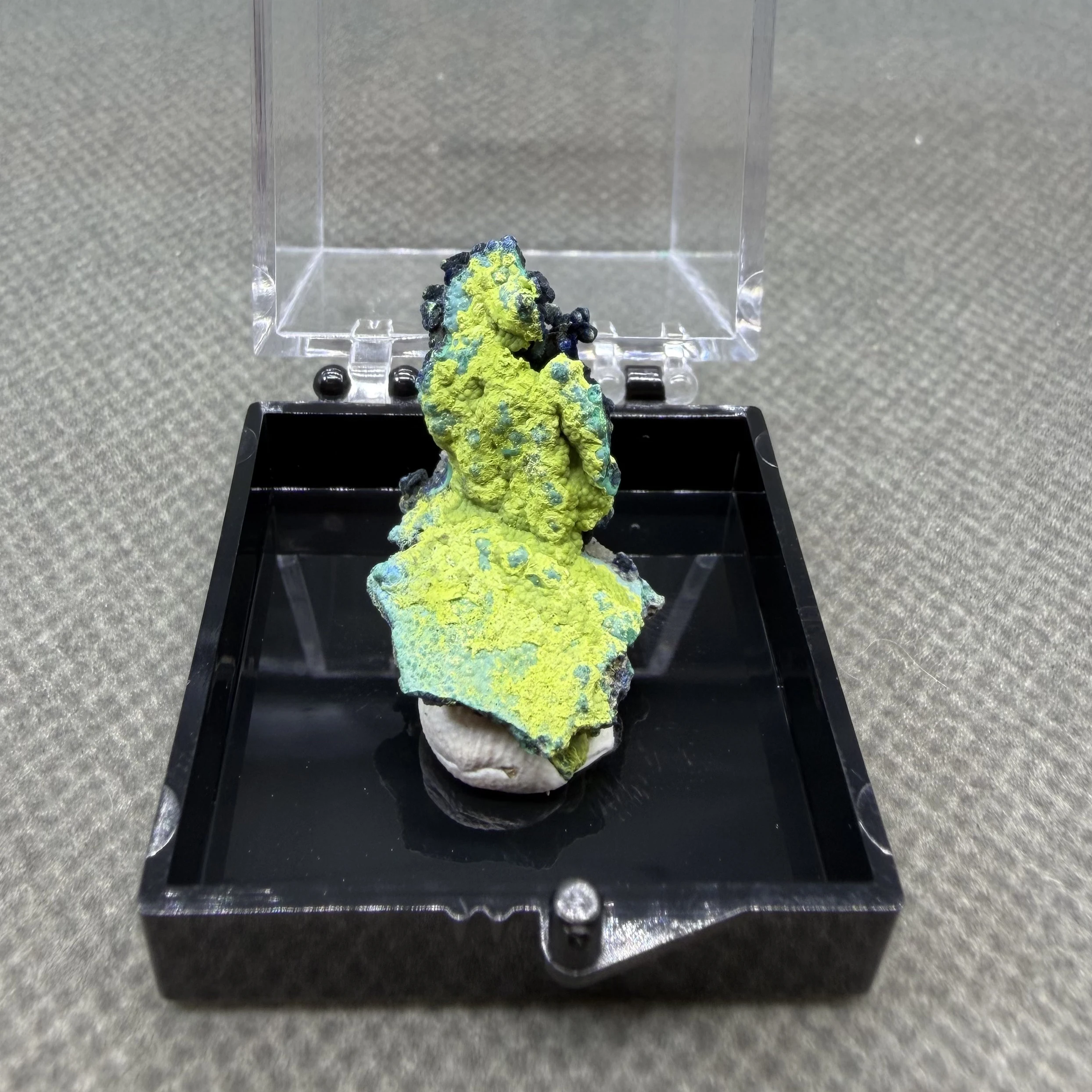 Rare — Volborthite Naturally Intergrown with Malachite — Collector-Grade Specimen — 100% Natural, No Repair