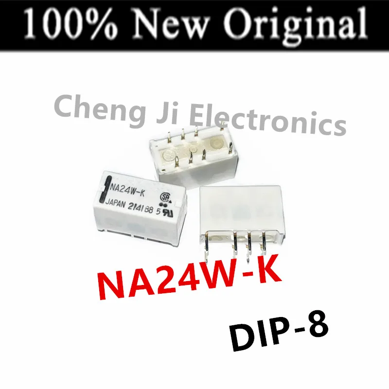 10PCS/Lot   NA5W-K 、NA12W-K 、NA24W-K   DIP-8   New original signal relay  Two open and two closed 2A