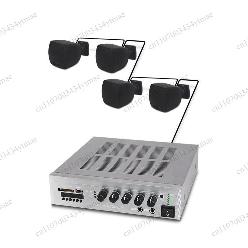 2.5 Inch Wireless Active Satellite Speaker 8 Ohm 10W Wall Mount Audio Speaker For Cafe Commercial Use Home Theater Sound System