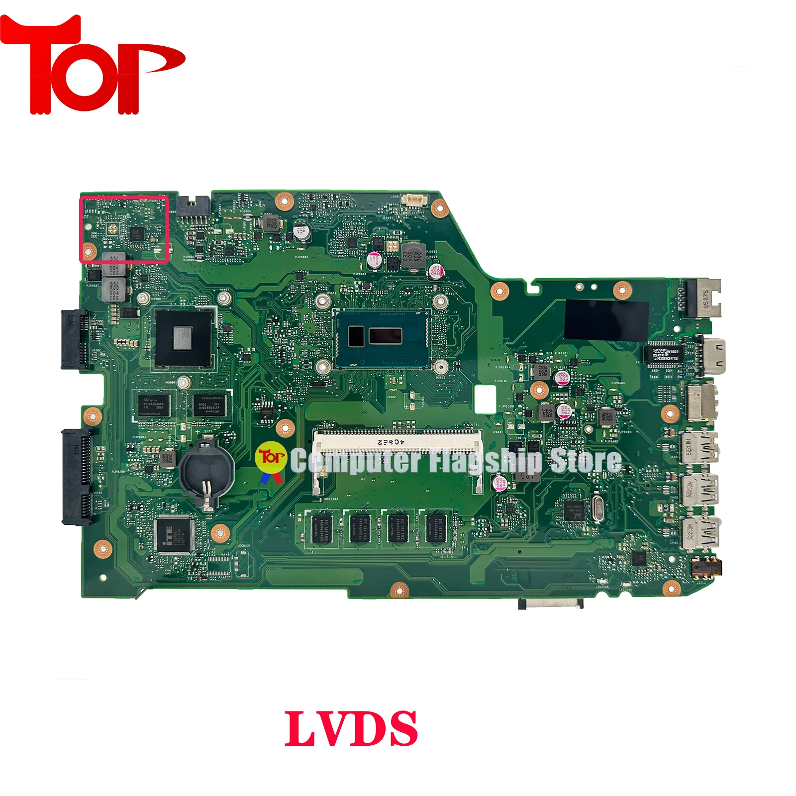 Imagem -03 - Placa-mãe Portátil para Asus X751ld X751la X751lab X751lj X751ll w I34005u 5005u I5-4200u 5200u I7-4500u 5500u 4gb de Ram