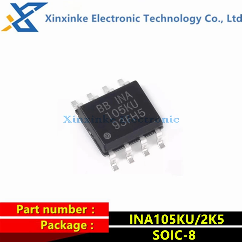 

INA105KU/2K5 INA105KU SOIC-8 Differential Amplifiers Precision Unity Gain Brand New Original
