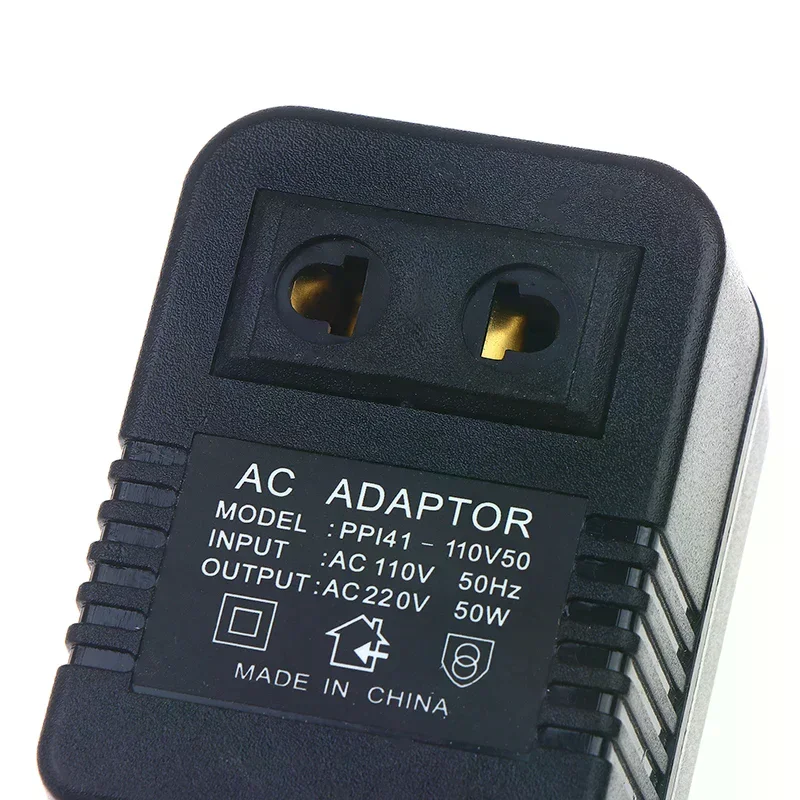EU US Plug Step Down Transformer Travel Adapter AC220V To 110V Or 110 To 220V Converter 50W Voltage Converter Regulator