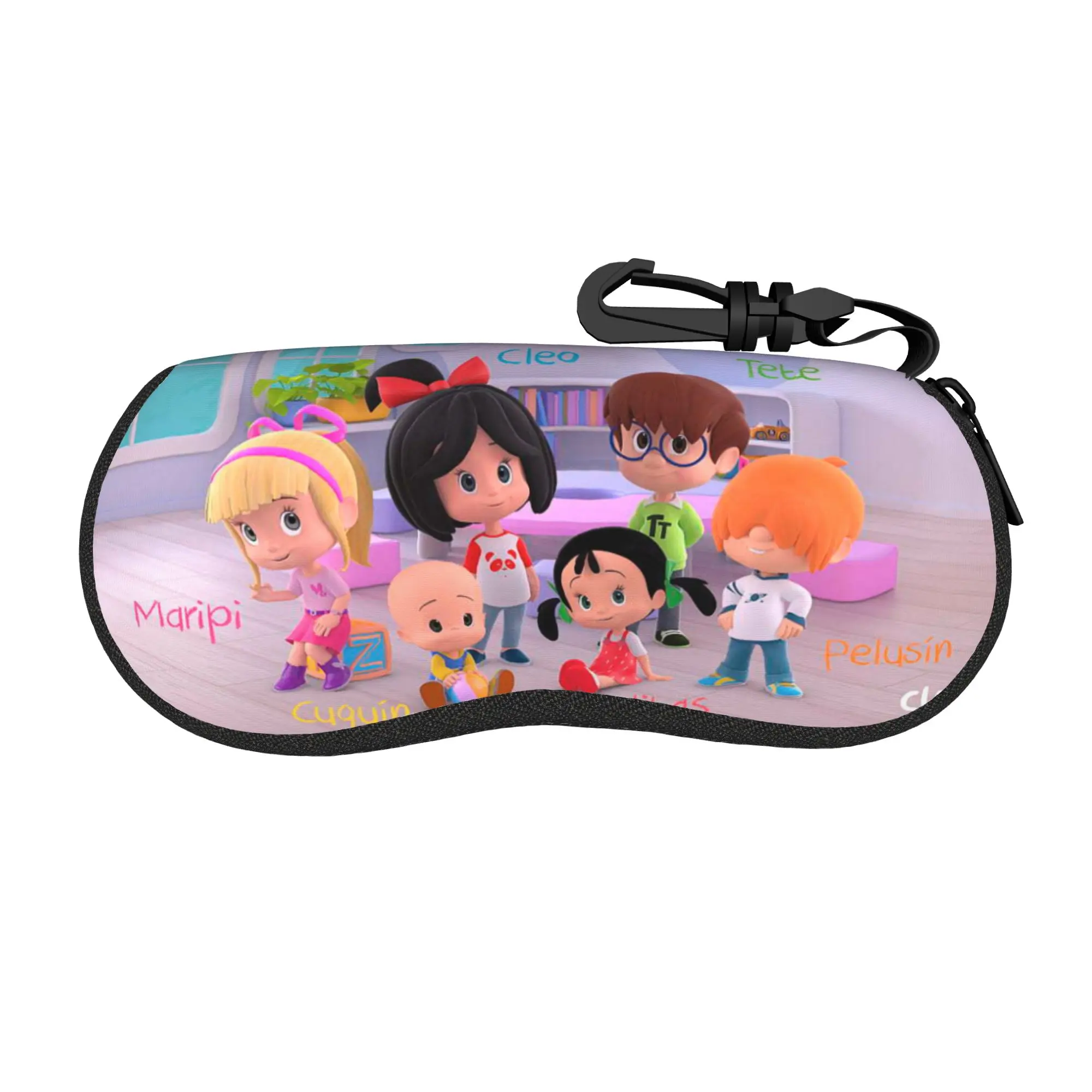 Cleo & Cuquin Anime Accessories Glasses Case for Girl Boy Printing Accessories  Glasses Storage Box Gift Eye Contacts Case
