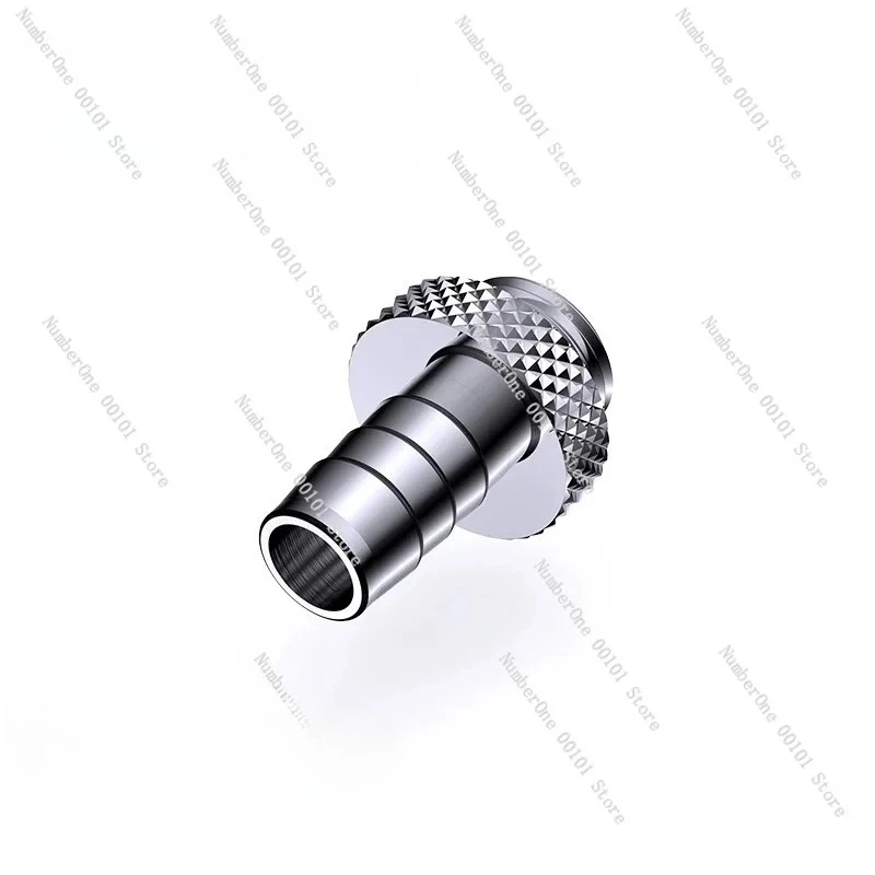 Diamond Texture G1/4 Barb Connector 2 Size Brass Nickel Plated For PC Water Cooling Soft Hose