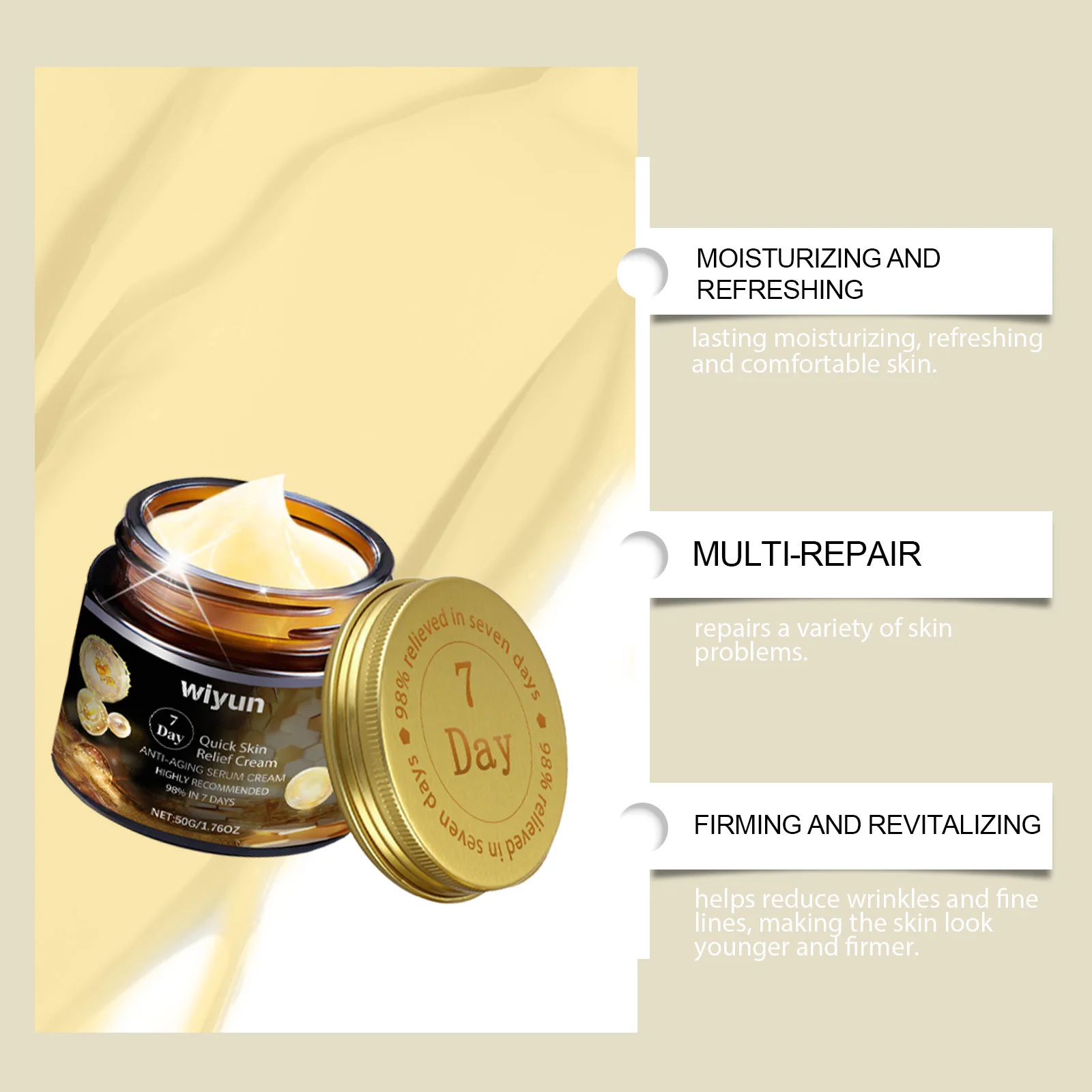 Bee Venom Wrinkles Remover Face Cream Tighten Firming Lifting Anti Aging Fade Fine Lines Moisturizing Whitening Repair Skin Care