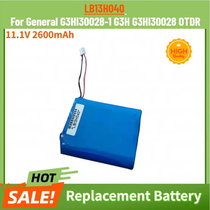 11.1V 2600mAh High Quality Battery LB13H040 for General G3HI30028-1 G3H G3HI30028 OTDR Replacement Battery