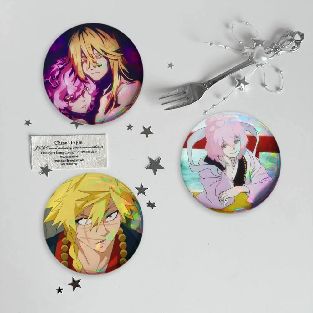 Anime Hells P-Paradise J-Jigokuraku Brooches Cartoon Badge Pins Backpack Hat Accessories Friend Gift
