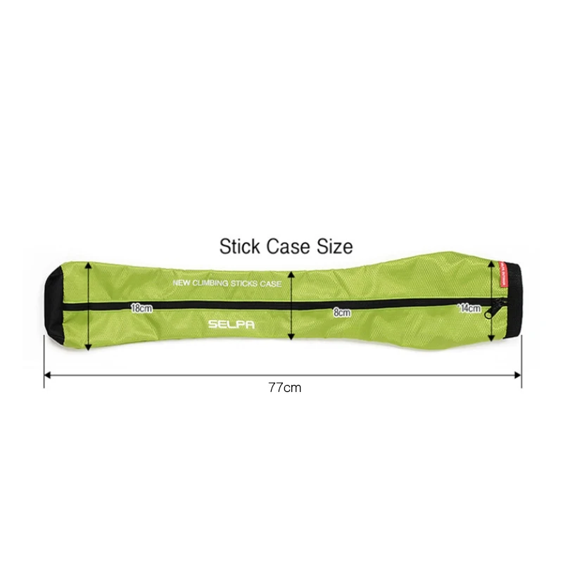 Outdoor Hiking Walking Stick Carry Bag Waterproof Walking Trekking Pole Bag Portable Foldable Hiking Poles Bag