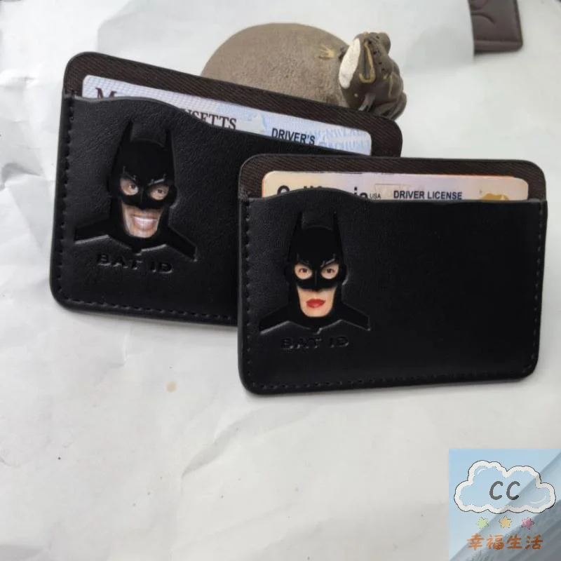 حافظة حامل بطاقات الهوية الجديدة لعام 2026 من HUA Squad Bat - تصميم قناع البطل الخارق المخصص، محفظة قصيرة، هدية لطيفة لمحبي الأبطال الخارقين #3